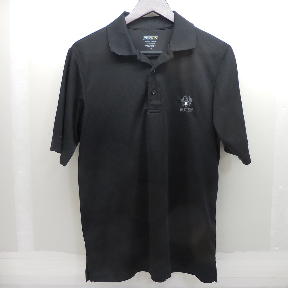Core 365 Mens Ruger Logo Performance Polo Shirt Black Size Small S/P 2958